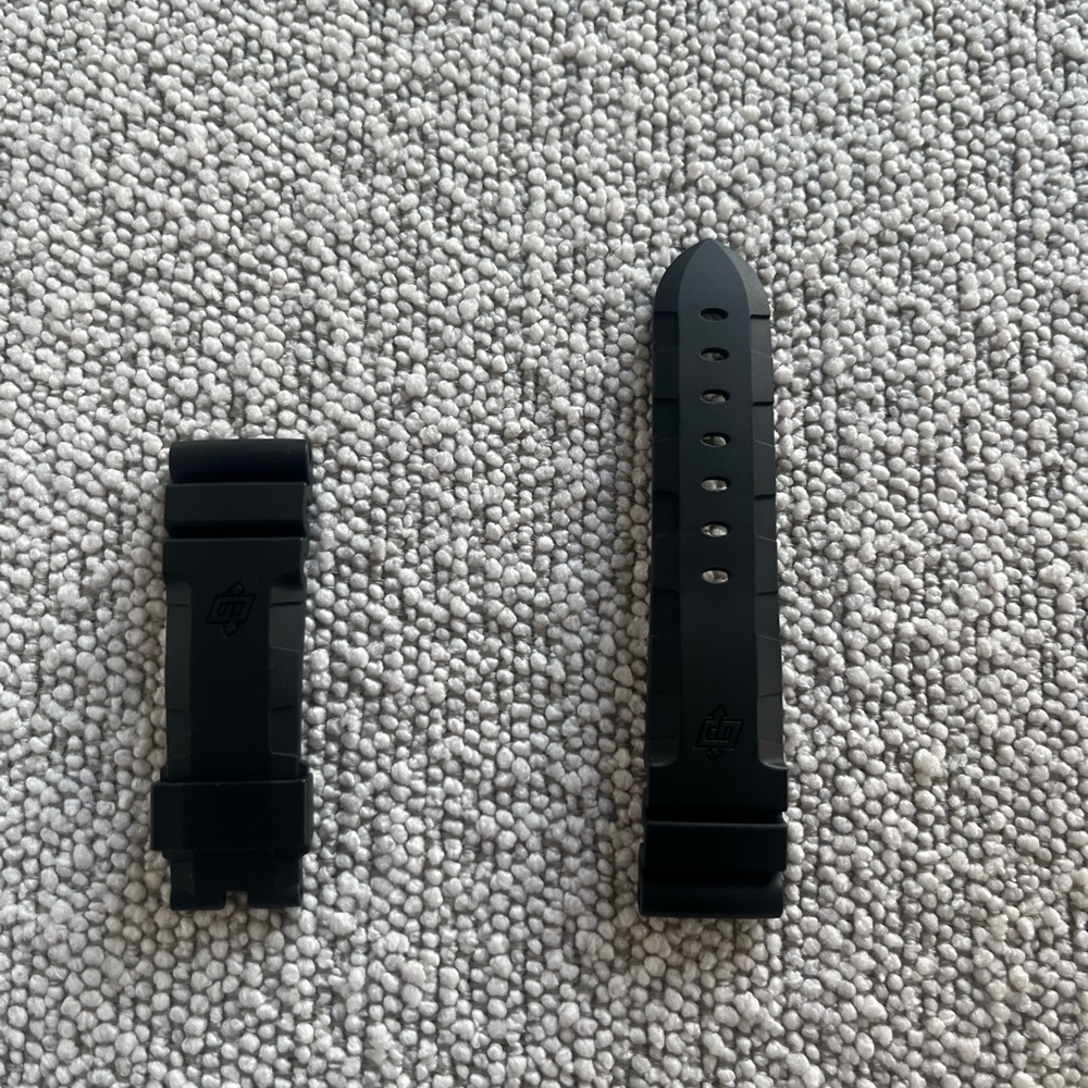 Panerai Submersible Black Watch Strap Only. Watch is not included.